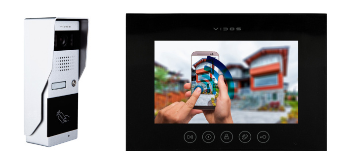 Wideodomofon WiFi z czytnikiem RFID